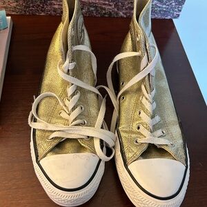 Converse Gold Athletic Shoes